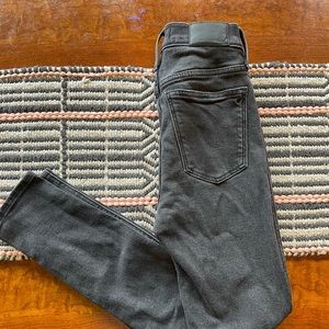 Madewell Faded Black 10” High Rise Skinny Jeans
